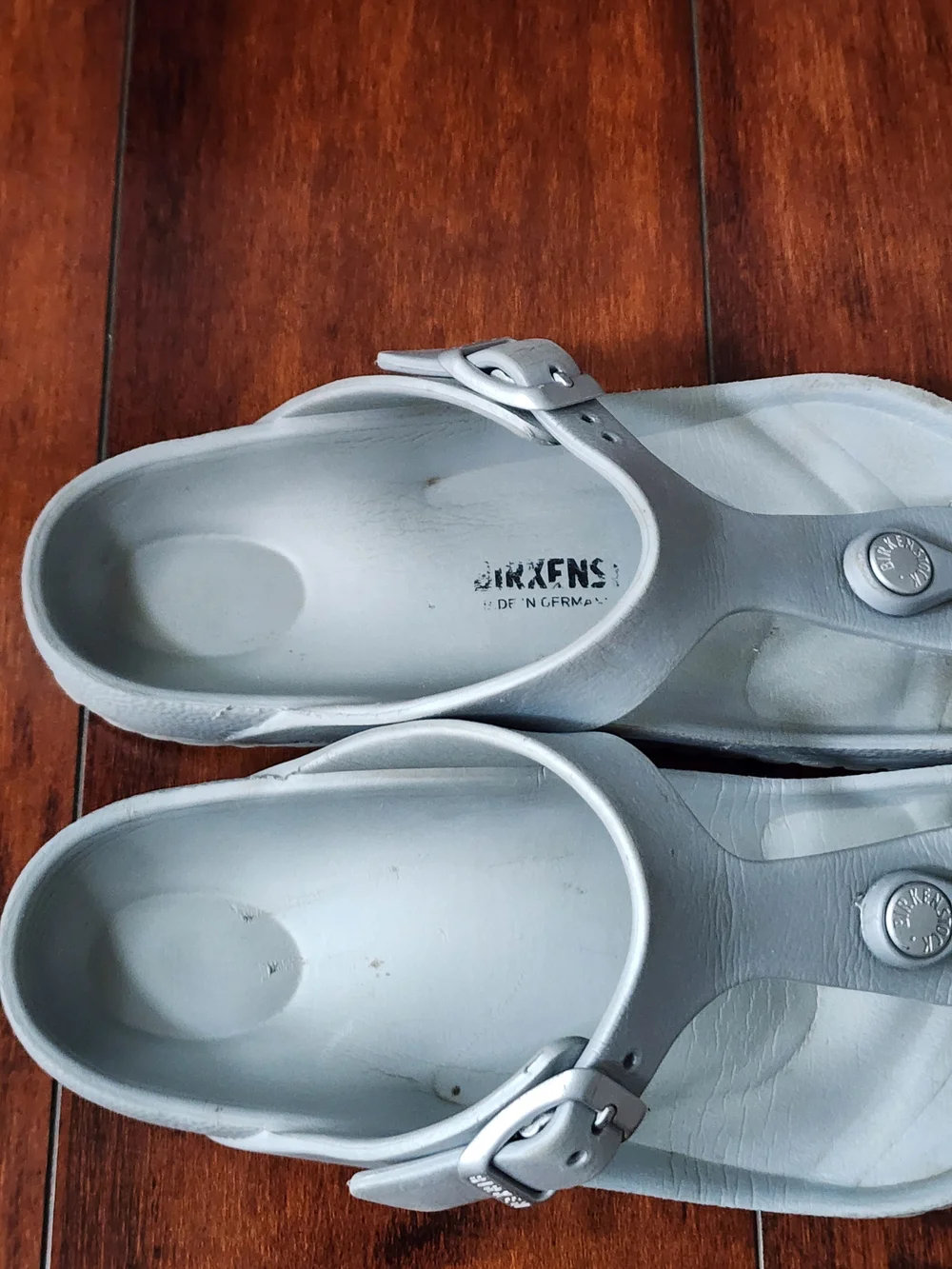 Birkenstock Gizeh EVA Light Gray Waterproof Sandals Kids Size 32 EU